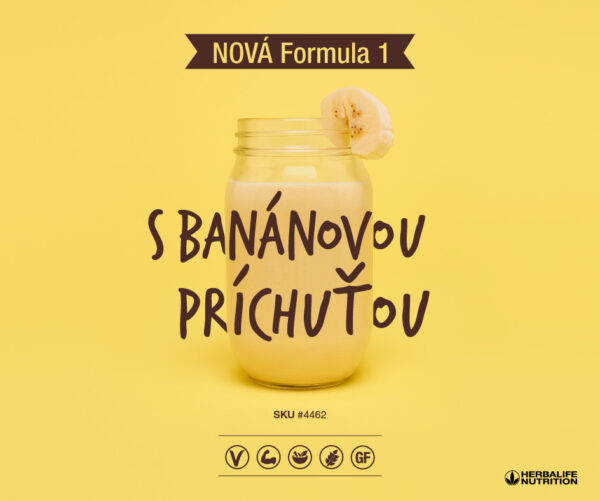 Herbalife Formula 1 s banánovou príchuťou