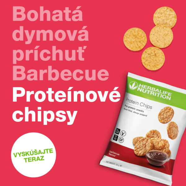 Proteínové chipsy príchuť barbecue 10x30g