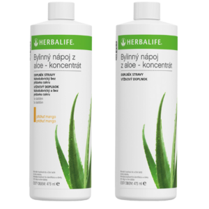 2x Herbalife aloe nápoj