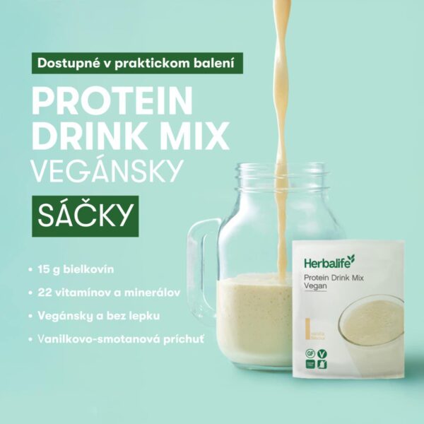 Protein Drink Mix Vegánsky - sáčky 7 x 28g