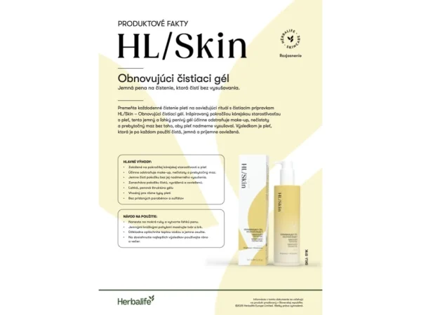 HL/Skin Obnovujúci čistiaci gél