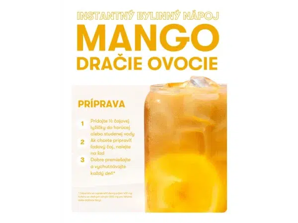 Herbalife bylinný čaj XXL – mango a dračie ovocie 102g